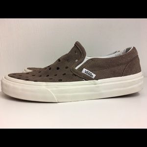 Vans x Madewell suede hole punch classic slip-on